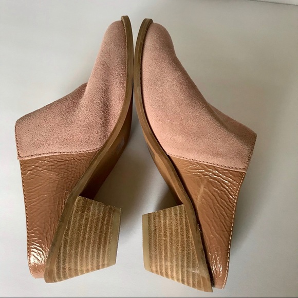 Muted Pink Kelsi Dagger Brooklyn mules suede Anthropologie - Picture 6 of 12